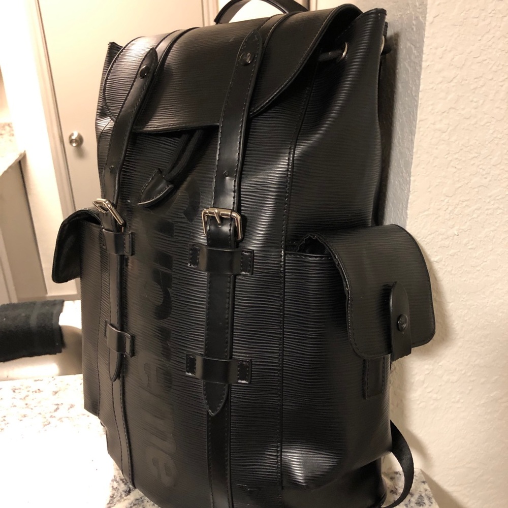 Louis Vuitton x Supreme Christopher Backpack Epi